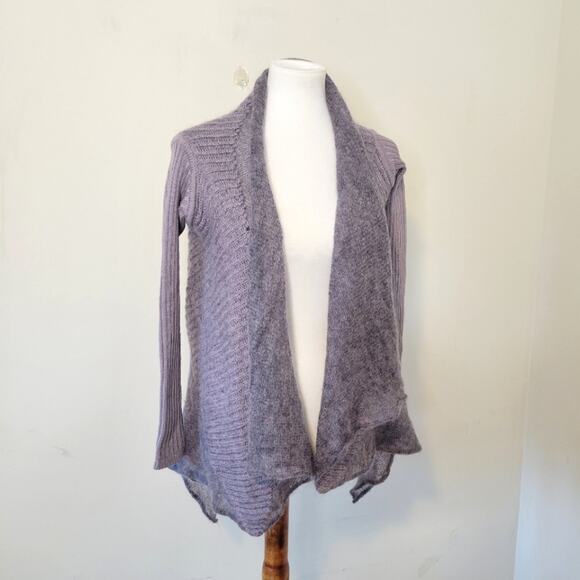 Roberto Collina Open Front Mohair Bleans Cardigan - Picture 1 of 6